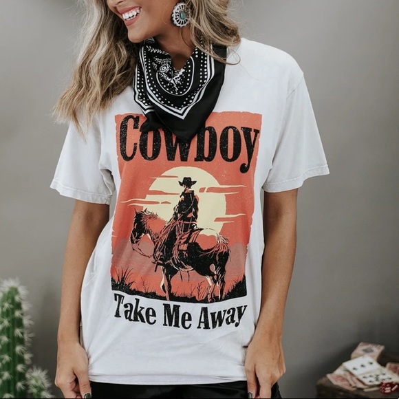 🔹New🔹Retro Western Graphic Rodeo Tee - Picture 3 of 7